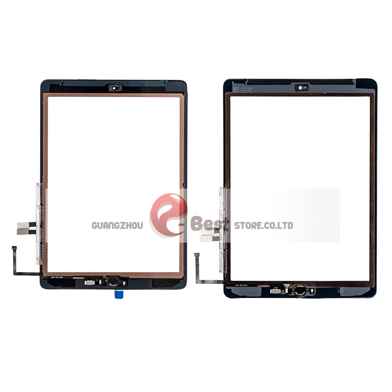 10 шт./лот для iPad 9,7(версия) 6 6th Gen A1893 A1954 сенсорный экран дигитайзер стекло с кнопкой Home