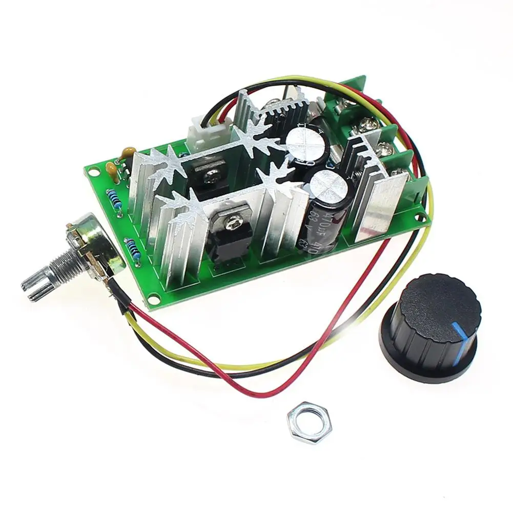 Hot Sale DC Motor Speed Controller 12/24/36/48V High Power Drive Module PWM Universal Governor | Инструменты