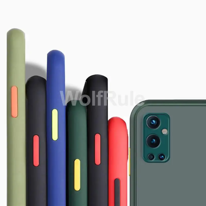 Чехол для Oneplus 9RT 9 Pro 9R 8T Nord CE 5G мягкая рамка из ТПУ матовая задняя крышка бампер