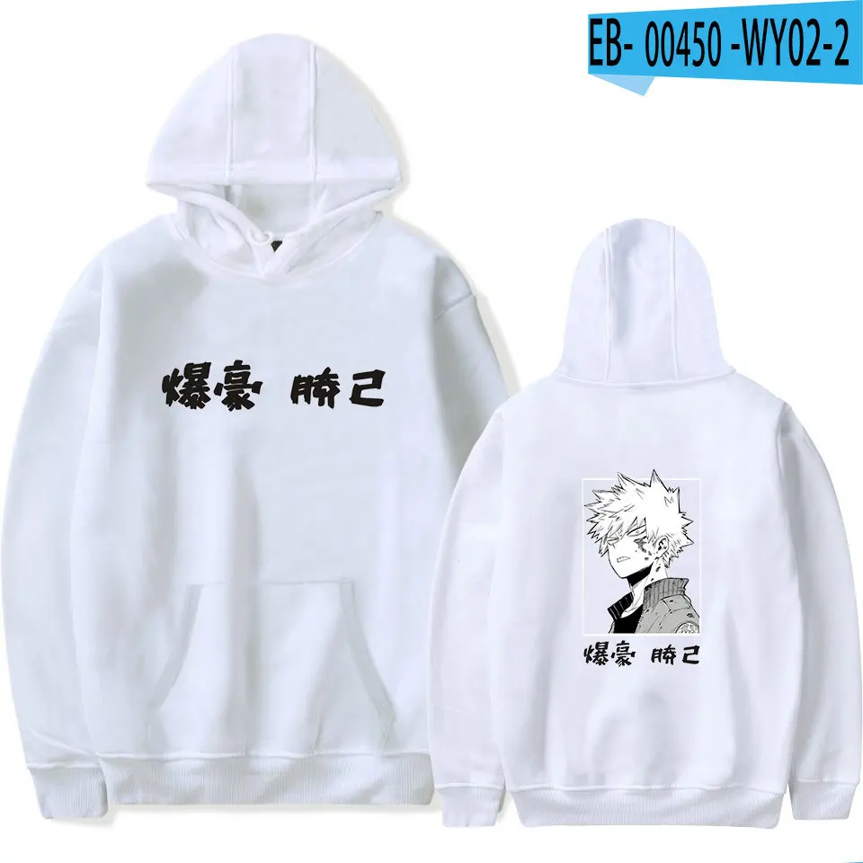 

Fashion print My hero academia 2D hoodie men’s and women’s comfortable sweatshirt clothes autumn casual hip-hop couple pullover