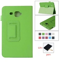 for samsung tab a 7 0 t280 tab3 t110 tab4 t230 t350 t550 t710 t810 stand pu leather flip smart magnetic cover protective case