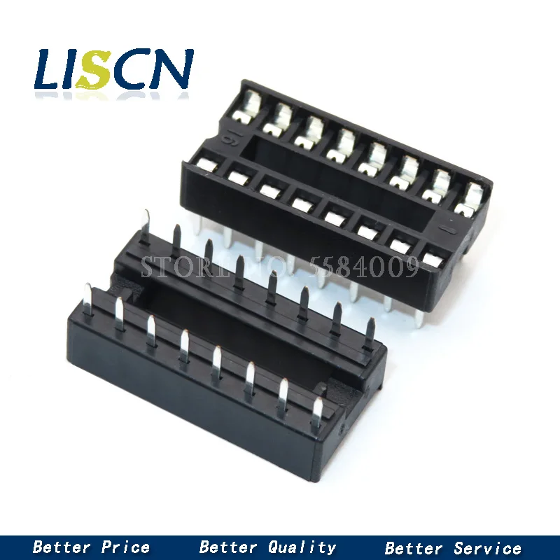 200 шт. IC розетки DIP6 DIP8 DIP14 DIP16 DIP18 DIP20 DIP24 DIP28 DIP40 контактный разъем гнездо DIP 8 14 16 18 20 24