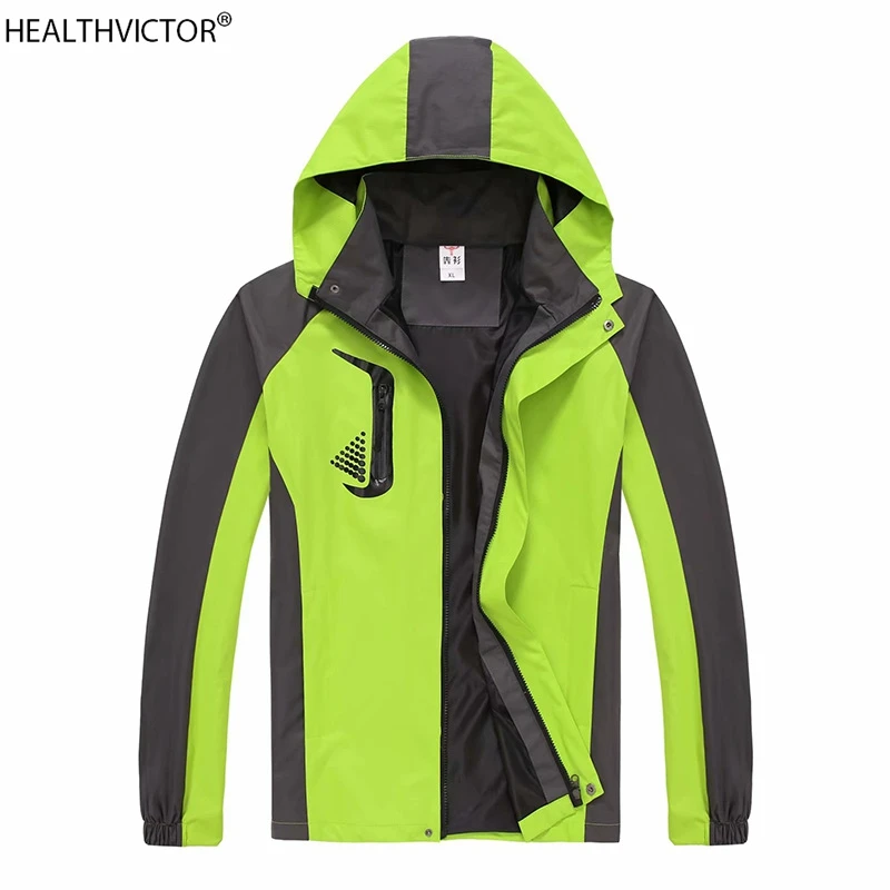 

Waterproof Windbreaker Sun Protective Men Women Outwear Mauntaineer Light Trip Camping Hike Zipper Hooded Unisex Outdoor Jacket