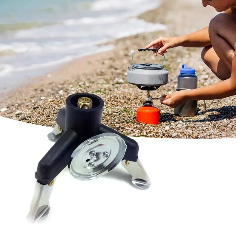 Портативный адаптер для газовой плиты уличная подставка с тремя ножками