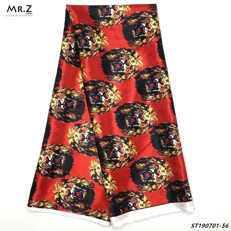 Mr.Z Ankara африканская восковая ткань с принтами нигерийская атласная высокое