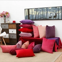 cushion cover velvet pillow cover 45x45 nordic home decor red decorative housse de coussin for sofa living room pillowcase