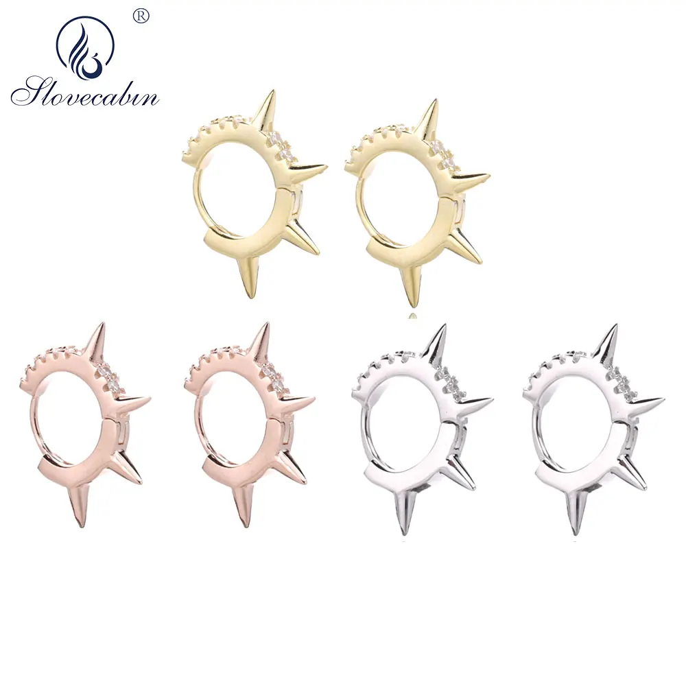 Словекабин 925 пробы Серебряная четырехъярусная цилиндрическая серьга в виде