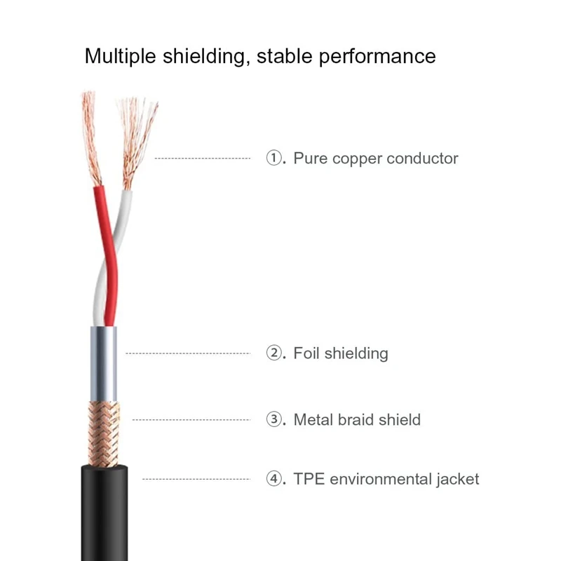 XLR Cable Musical Microphone Sound Plug Right Angle Female To Male 6 Feet | Электроника