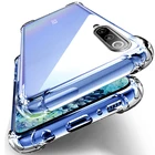 Прочный чехол для телефона Samsung Galaxy A80 A90 A01 A11 A40S A70 A70S A70E A21 A21S A31 A41 A51 A71 A81 4G 5G прозрачный чехол подушки безопасности