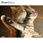 Набор для алмазной вышивки с изображением пары кошек и животных