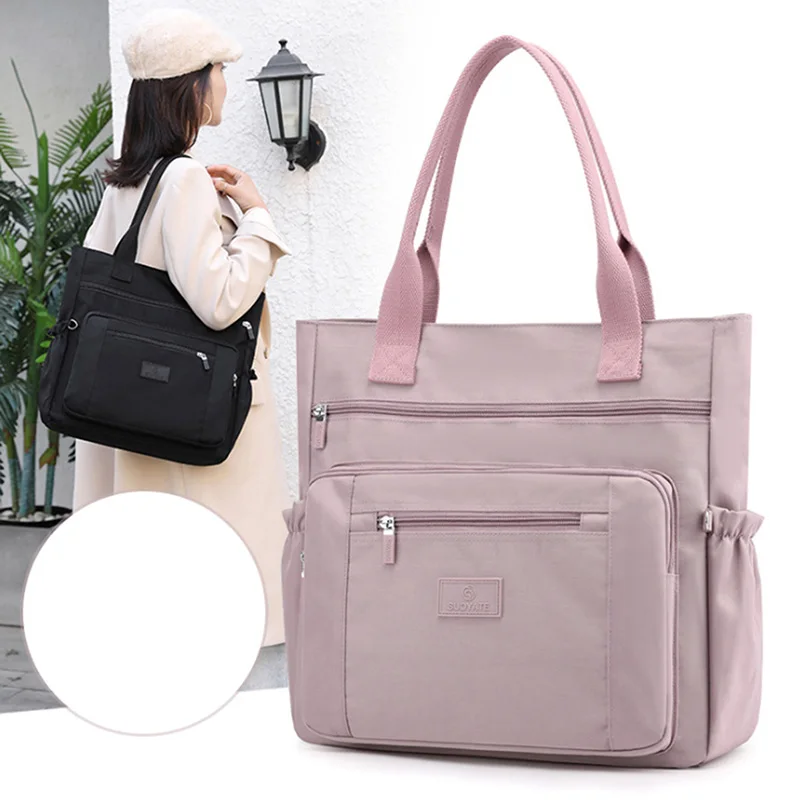 

Новая модная сумка-мессенджер, женская сумка через плечо, нейлоновая сумка, Женская вместительная сумка-тоут для покупок