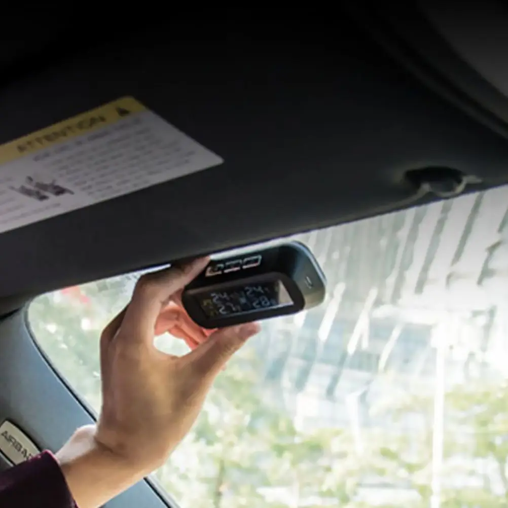 Беспроводная Солнечная энергия универсальный монитор давления в шинах