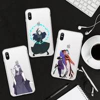 the owl house phone case transparent for iphone 13 6 7 8 11 12 s mini pro x xs xr max plus cover clear mobile bag anime cartoon