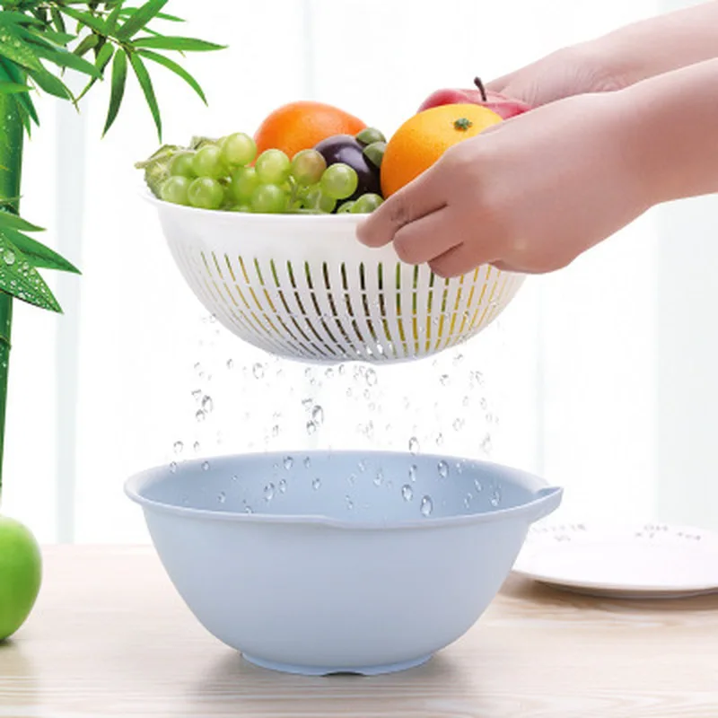 Бытовая кухонная двойная пластиковая сливная корзина для воды простая подвесная