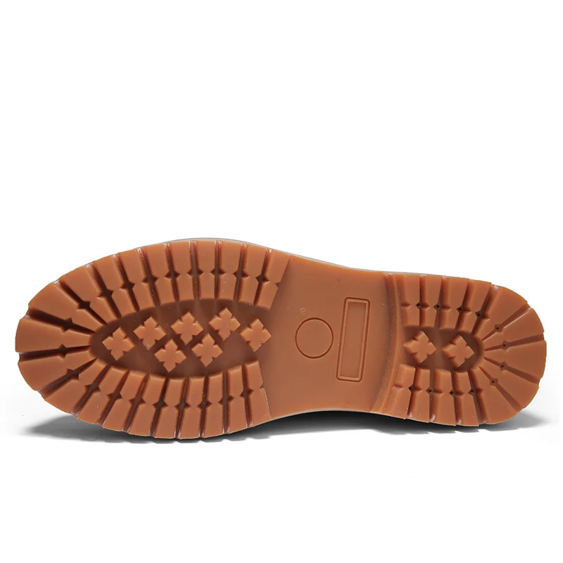 Зимние ботинки мужская обувь теплые зимние с мехом Рабочая из натуральной кожи