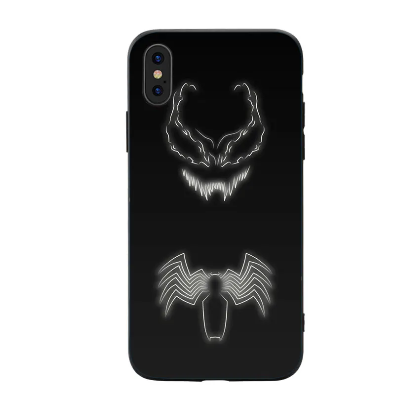 Модный мягкий силиконовый чехол для телефона Hero Iron Man Joker Venom Iphone 6 6S 7 8 Plus X XS XR 11 Pro Max