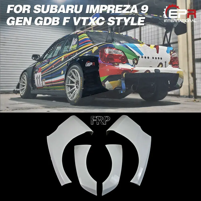 Для Subaru Impreza 9 Gen GDB F VTXC Style FRP широкополосный комплект брызговиков заднего крыла