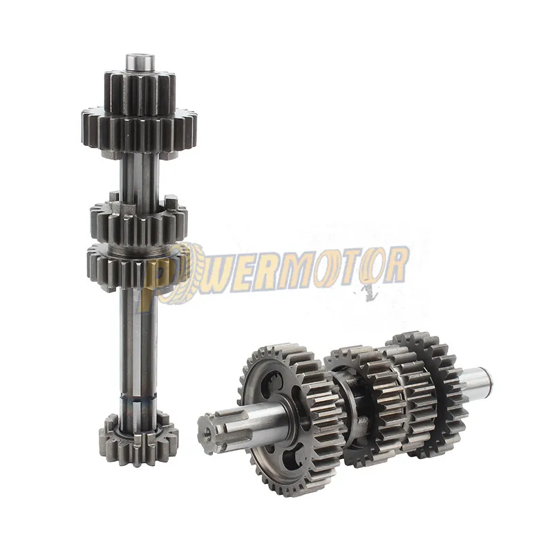 

Motorcycle Gear Box Main Counter Shafts For Zongshen 2V Z190 190cc engine the code No.: ZS1P62YML-2 Pit Dirt Bike