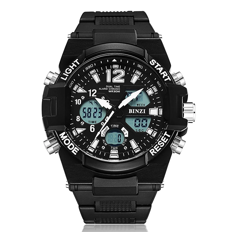 Электронные мужские наручные часы военные спортивные брендовые роскошные