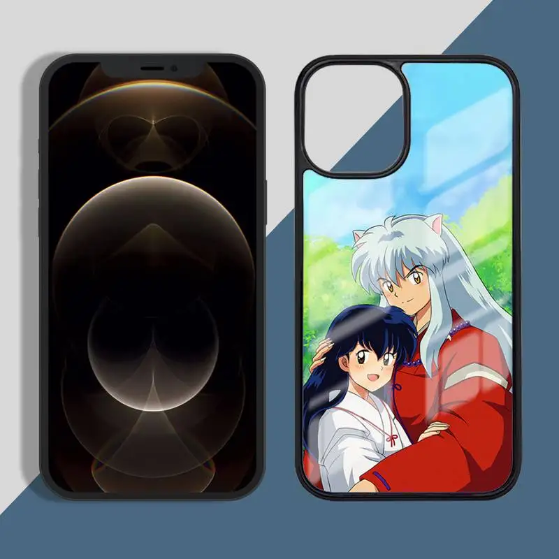 

Anime Inuyasha Phone Case PC for iPhone 11 12 pro XS MAX 8 7 6 6S Plus X 5S SE 2020 XR