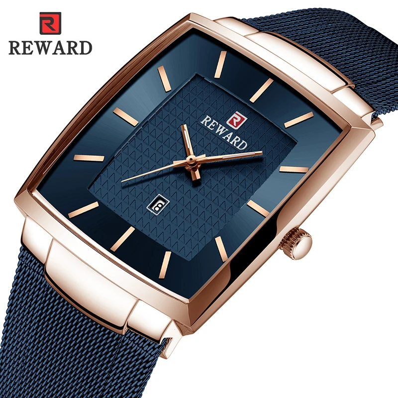 Повседневные мужские часы от бренда Fsshion кварцевые с сетчатым ремешком деловые