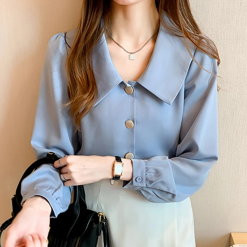 Блузки 2021 белая блузка для женщин Blusas Y Camisas Mujer Сексуальная шифоновая рубашка с