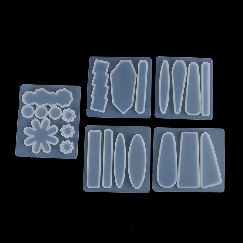 

Silicone Mold For DIY Hair Clip Crystal Epoxy Resin Mold Homemade Casting Mould
