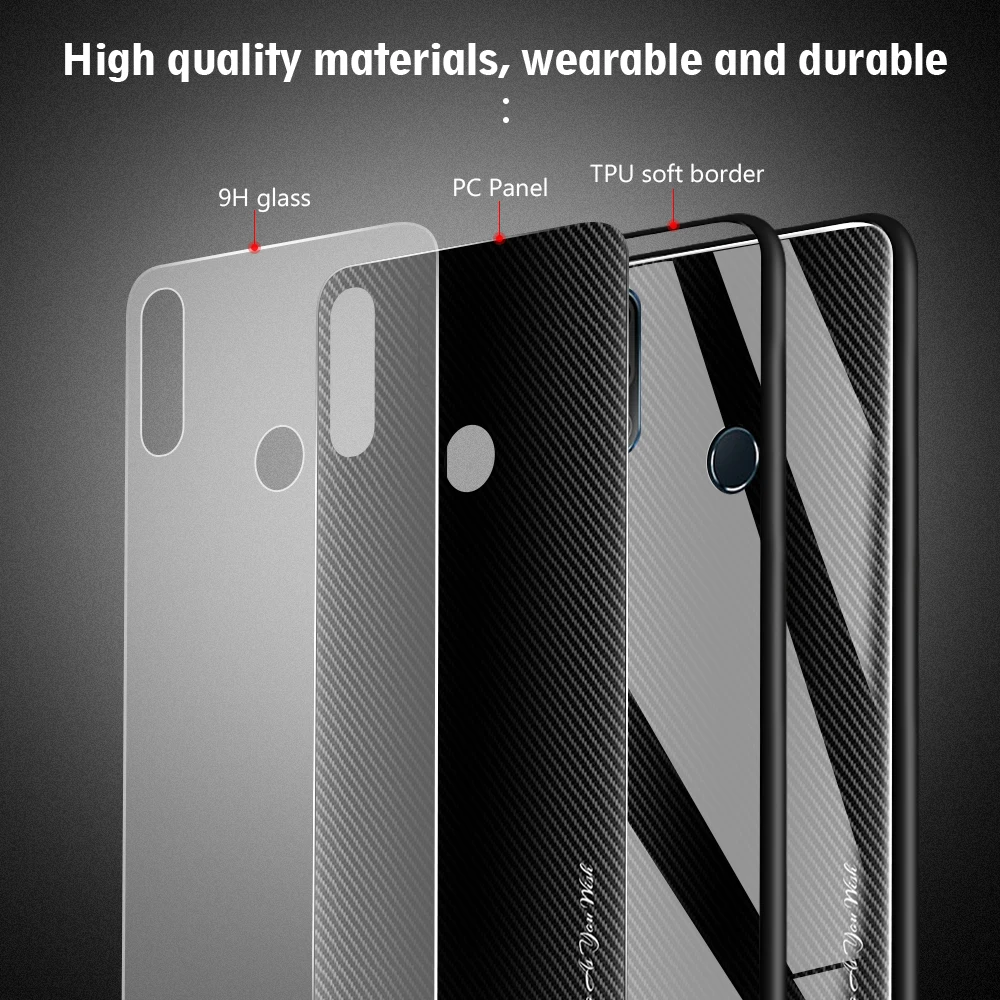 Модный градиентный чехол из закаленного стекла для телефона для ASUS Zenfone max pro m1 zb601kl zb602kl m2 zb631kl zb633kl защитный чехол-накладка