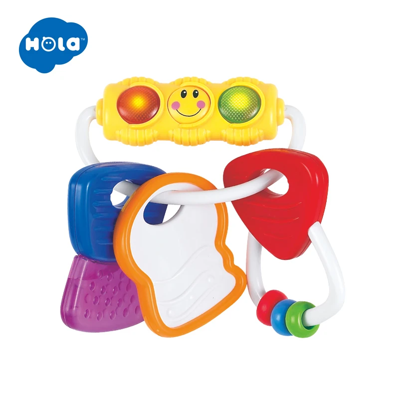 HOLA TOYS 306E силиконовый Прорезыватель для зубов для малышей, кольцо для прорезывания зубов, подарок для прорезывания зубов, игрушки для малышей, подарки для детей