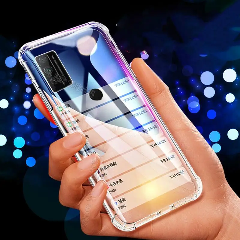 Силиконовый чехол для Huawei Honor 9A 20 Lite 10i 30 Pro 30S X10 P40 мягкий с подушкой безопасности