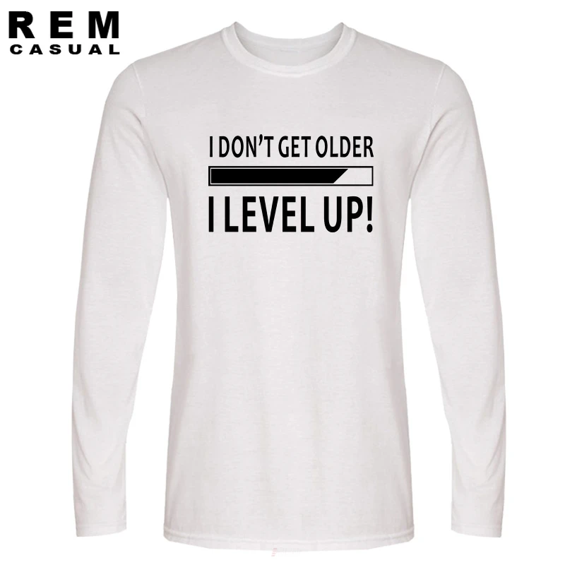 Новинка смешная футболка с надписью I't Get Older I Level Up для любителей игры на день
