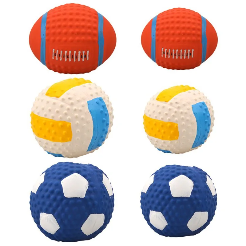 

Hot Sale Pet Dog Chew Toy Ball Puppy Molar Bite-Resistant Teeth Training Ball Durable Funny Interactive Supplies 1PCS
