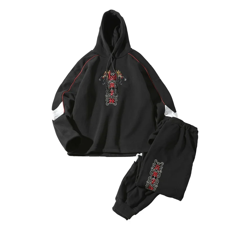 Комплект спортивный мужской из двух предметов льняная рубашка и брюки модная