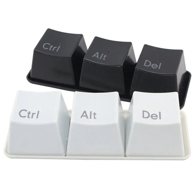 3 шт./компл. Новинка креативная простая клавиатура Ctrl Alt Del Тип Чай Кофе чашки кофе |