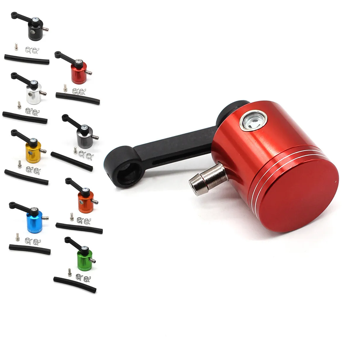 

Универсальные аксессуары для Suzuki Kawasaki Honda Yamaha BMW, бак сцепления переднего тормоза, резервуар для жидкости мотоцикла, масляный стакан