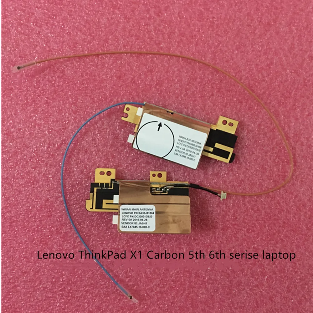 

New Original Lenovo ThinkPad X1 Carbon 5th 6th laptop wwan 4G antenna wires Red DC33001G520 blue DC33001G530
