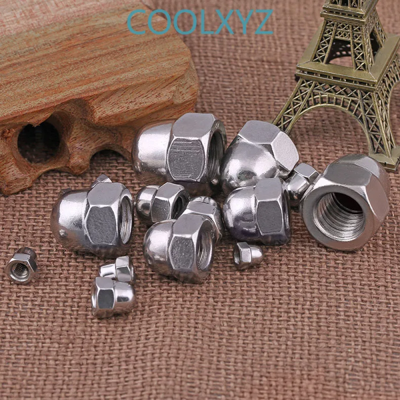 304 гайка из нержавеющей стали с обратной крышкой левой стороны 5 шт. | Обустройство