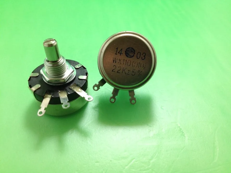 [VK] один поворот вокруг потенциометр с регулируемым сопротивлением WX110 (010) 15k 22k