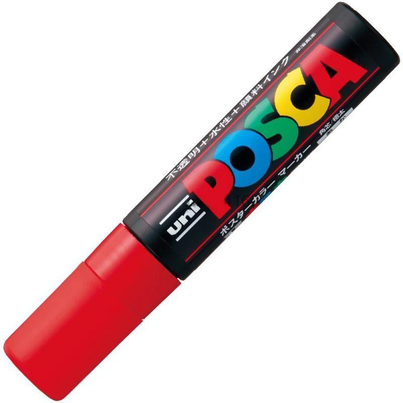 UNI POSCA PC 17K 8Color Suit 15 0 мм маркер поп ручка постер водная рекламная граффити