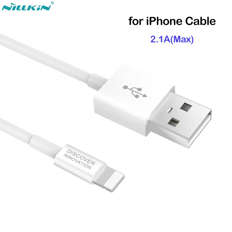 Nillkin зарядный кабель для iPhone 6 6s 7 8 Plus X XR XS Max 1 м 2.1A быстрое зарядное устройство USB кабель для Apple iPad кабель