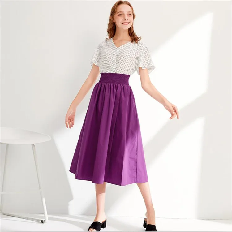 New Spring Autunm Elegant maxi long Skirts Womens Office Skirt Cotton linen plus size 5XL 6XL 7XL elegant skirts