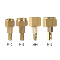 m16 m14 m12 m10 m16x1 5 m14x1 5 m12x1 0 m10x1 0 gas water quick fitting hose connector brass nut tig welding torch accessory