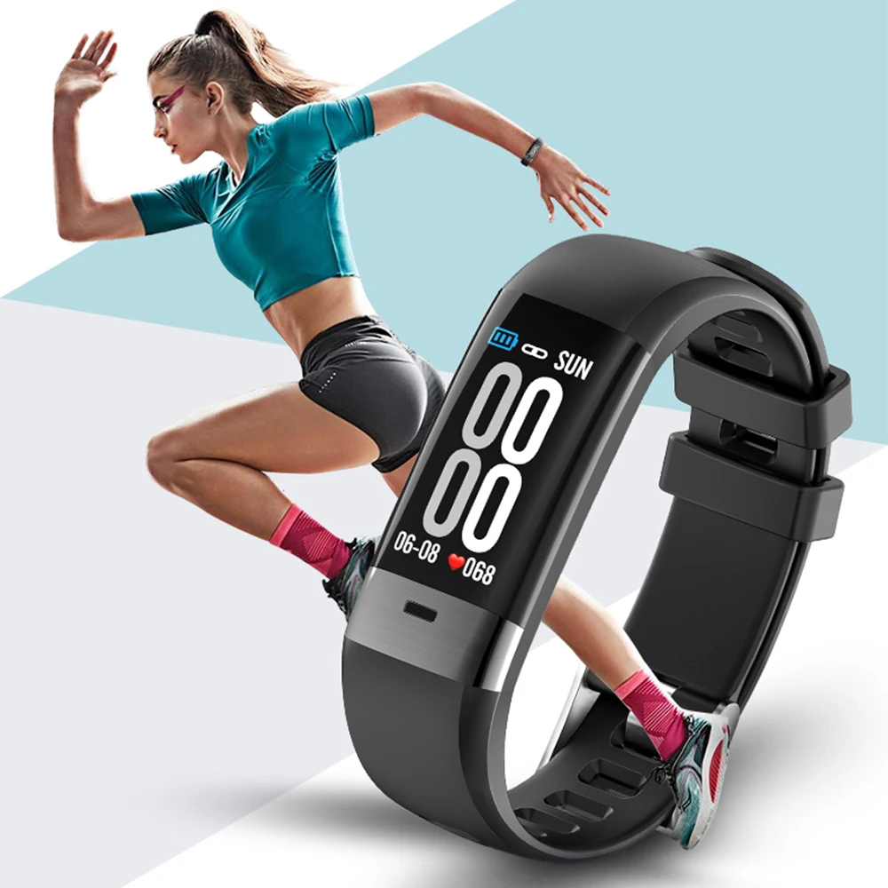 Смарт-часы G36 для мужчин и женщин браслет с фитнес-трекером измерением пульса ЭКГ