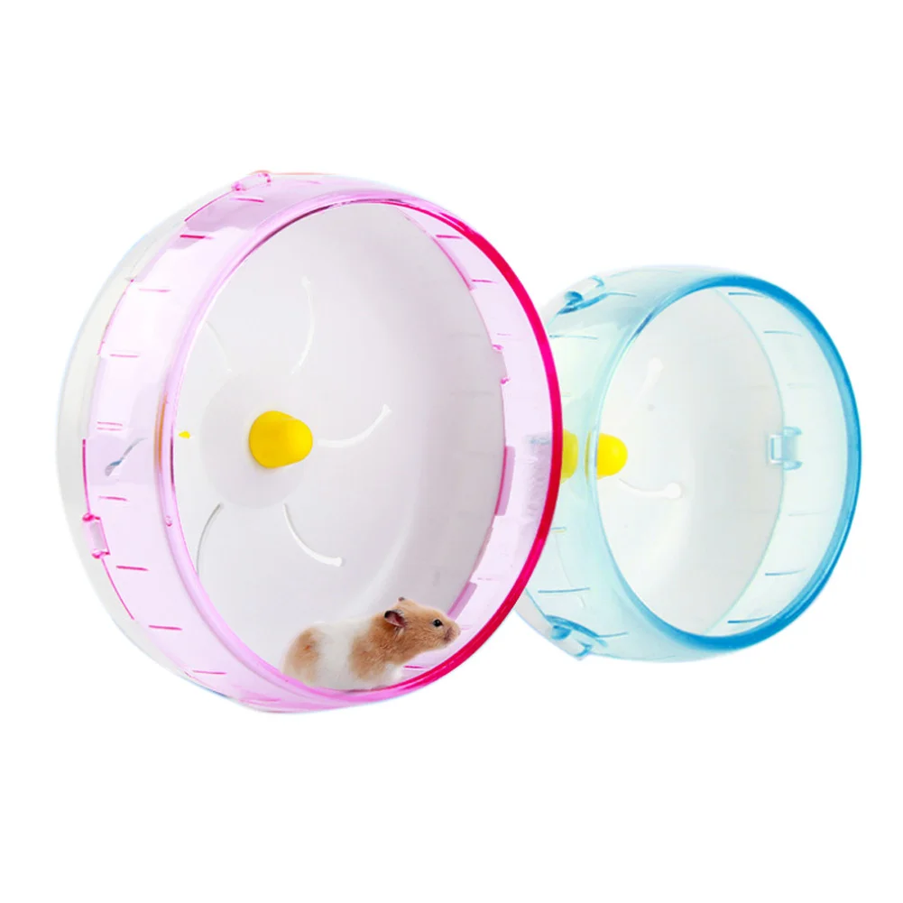 

3 Size Hamster Running Disc Toy Silent Rotatory Jogging Wheel House Animal Sports Wheel Games 2 Colors New