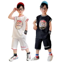 2021 basketball uniform student football endless sleeve tracksuit 2pcs set personalized customization soccer clothes suits boys