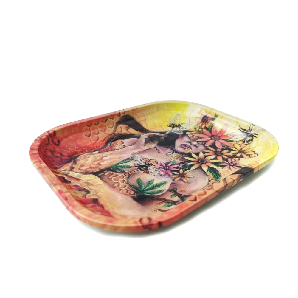 2022 креативный металлический поднос для сигарет в виде грибов 180*140 мм - купить по