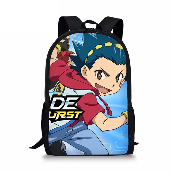 as picture24 Тикин школьный рюкзак для детей мультфильм Beyblade Burst печатных подростков девочек мальчиков школьная сумка студентов Милая Книга сумка - Цвет: as picture24