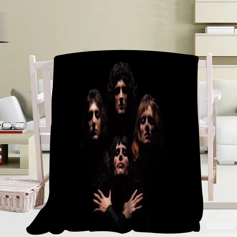 Новое поступление одеяло Queen Band s с 3D принтом мягкое покрывало для