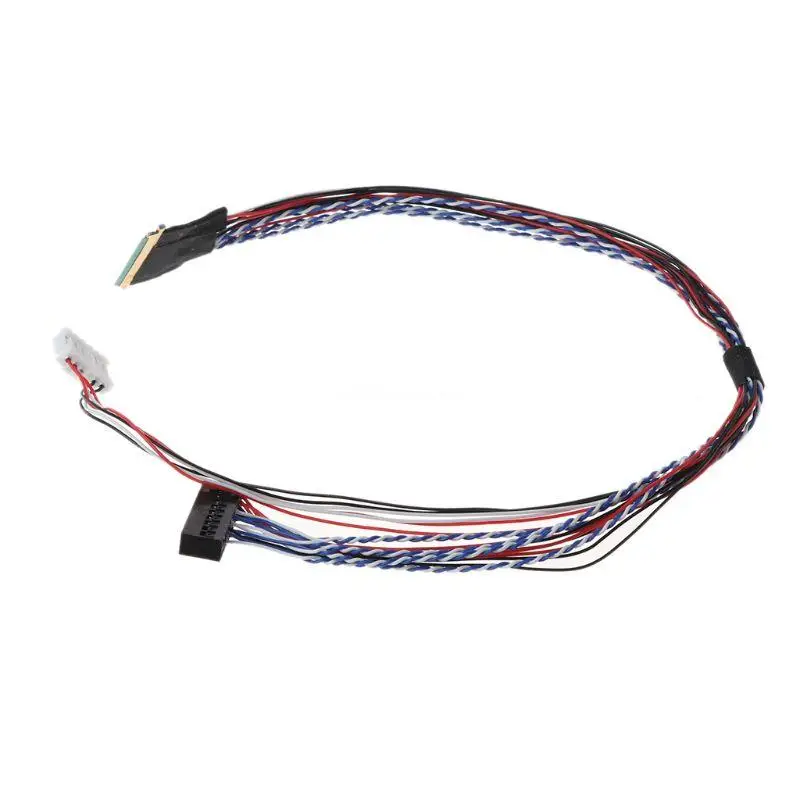 40Pin Single 6 Bit LVDS Cable Line Cord for7/8/10.1/11.6/12.5/13.3/14/15.6&quot LCD/LED Panel Display Screen Accessories Dropship |