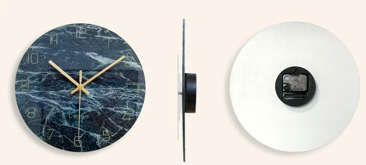 Домашний кафе Офис Бар декоративные бесшумные креативные настенные часы